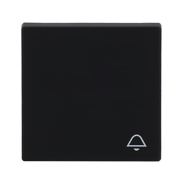 Busch-Jaeger Wippe mit Aufdruck schwarz matt 2520 KI-885